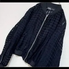 ZARA ザラ ジャケット シースルー ブラック XS