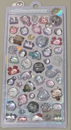 クーリア　ボンボンドロップ　シール　海の生き物