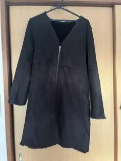 【ほぼ未使用】レプシィム　ムートンリバーシブルVネックコート