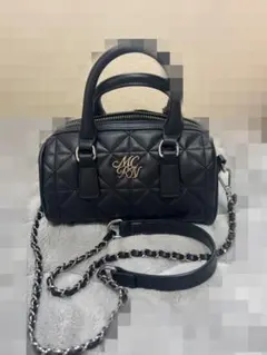 ミシェルマカロン キルティングミニボストンバック