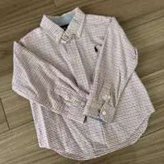 Ralph Lauren チェック柄 長袖シャツ 90