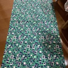 大生地　幾何学模様の綿生地デッドストックお値下げ価格