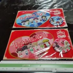 ②A3!　MANKAI    メッセージカード　缶バッジ付き　2種　2枚