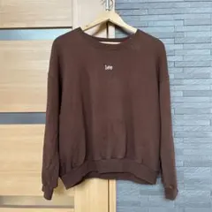 Lee ブラウン トレーナー FREEサイズ