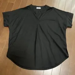 スキッパーTシャツ ブラック　フリーサイズのサムネイル