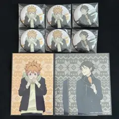 ハイキュー 日向翔陽 日向 山口忠 はふはふ 缶バッジ ポストカード 特典