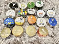 新品未開封　70周年ミッフィー展限定　マスキングテープ18種セット 70周年 miffy ミッフィー展 限定 クリアスタンプ マスキング