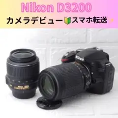 Nikon D3200☆コンパクト☆操作簡単☆一眼レフカメラ☆カメラデビュー☆のサムネイル