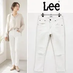 Lee ホワイト スキニーデニムパンツ M ストレッチ 日本製 汚れ有のサムネイル