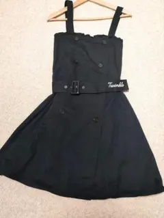 美品　ガール　ブラックワンピース　165