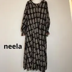 neela マキシワンピース 黒