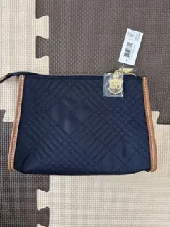 ESTEE LAUDER ☆ネイビー キルティングポーチ