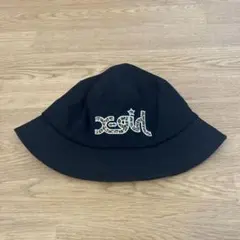 x-girl ブラック バケットハット 52-56cm