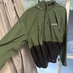 OUTDOOR ナイロンジャケット LL グリーン/ブラック