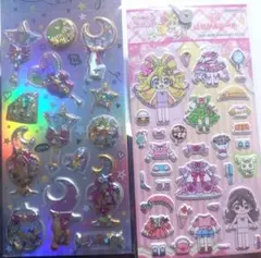 キミとアイドルプリキュアの変身きせかえシールとシャカシャカシール