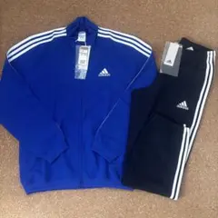【新品未使用】adidas ナイロン セットアップ L 刺繍ロゴ〈188〉