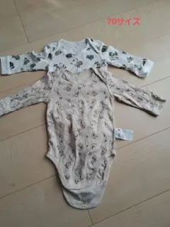 ユニクロ　ロンパースセット