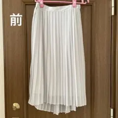 アースミュージック&エコロジー♡シフォンプリーツスカート　ライトグレー