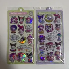 サンリオコラボ ぷくぷくシール2セット(オーロラ)