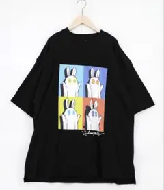 スカラーパリティ　362108：間違い探しおばけウサギTシャツのサムネイル