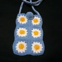 花柄デザイン スマホショルダーバッグ