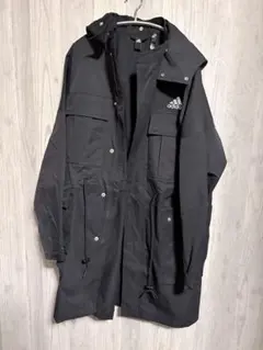 り*う様 adidas 黒 ベンチコート