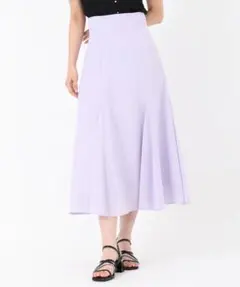 新品 ミッシュマッシュ ギンガムチェック夏用ソフトマーメイドフレアスカートのサムネイル