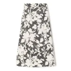 新品未着用☆トゥモローランド・コーデュロイプリント Iラインスカート