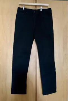 ☆【京都御黒司】TEMASストレッチブラックデニム・スリム83cm・日本製・希少