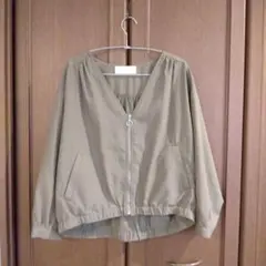 chocol raffine robe ジップアップ ブルゾン
