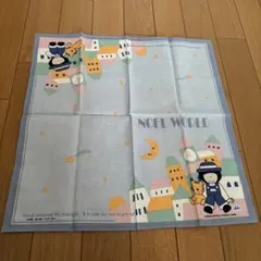 レア☆イルカ☆ハンカチ☆ノエルちゃん☆水色☆シンガー☆絵本作家☆昭和レトロ