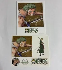 ONE PIECE フォトカード＆ステッカー　コレクション ゾロ