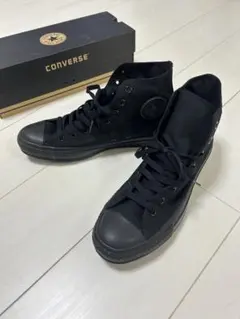 未使用品⭐︎コンバース⭐︎キャンバススニーカー⭐︎黒⭐︎28cm