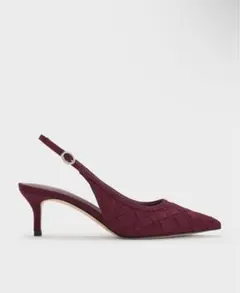 【CHARLES & KEITH】ポインテッドトゥスリングバックパンプスのサムネイル