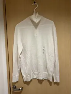 UNIQLO エクストラファインメリノウール 長袖ニット XL オフホワイト