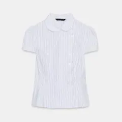 ZARA ショートスリーブボタン付きトップス S タグ付き - メルカリ