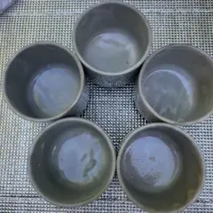 陶器　湯呑み５個セット