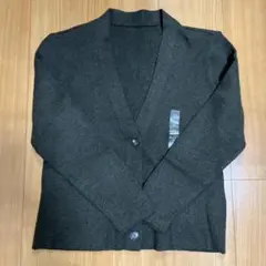 ユニクロ　ウォッシャブルリブニットカーディガン
