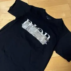 【試着のみ】ACCOUNT ペイント　TシャツMICALLE 黒　Mのサムネイル