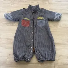 ストライプロンパース 50-60cm