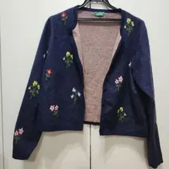 花柄カーディガン