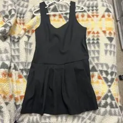 ブラックキャミワンピース フレアスカート　GU