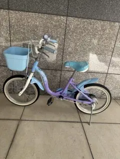 アナ雪 幼児用自転車 補助輪付き - メルカリ