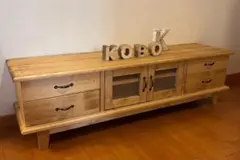 IKEA ヘムネス ナチュラル木製テレビ台 - メルカリ