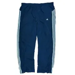 00s adidas アディダス ナイロンパンツ XL ネイビー トラックパンツ