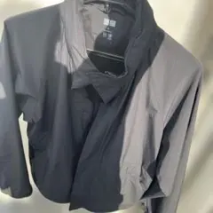 ユニクロ　ウインドプルーフスタンドブルゾンブラック M