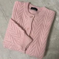 PALAIS LOUVRE レディース　カーディガン　アンゴラ混　ニット