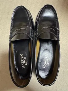 HARUTA ブラック ローファー 26センチ