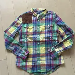 Ralph Lauren キッズ　160cm チェック柄長袖シャツ 16