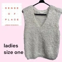 SENSE OF PLACE レディース ニットベスト